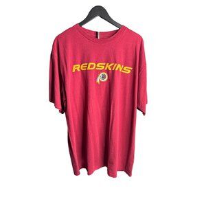 Washington Redskins Team Apparel Men's Burgundy Cotton Short Sleeve Tee Shirt XL